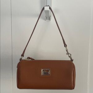 Downey Bourne Brown Leather Shoulder/Hand Bag